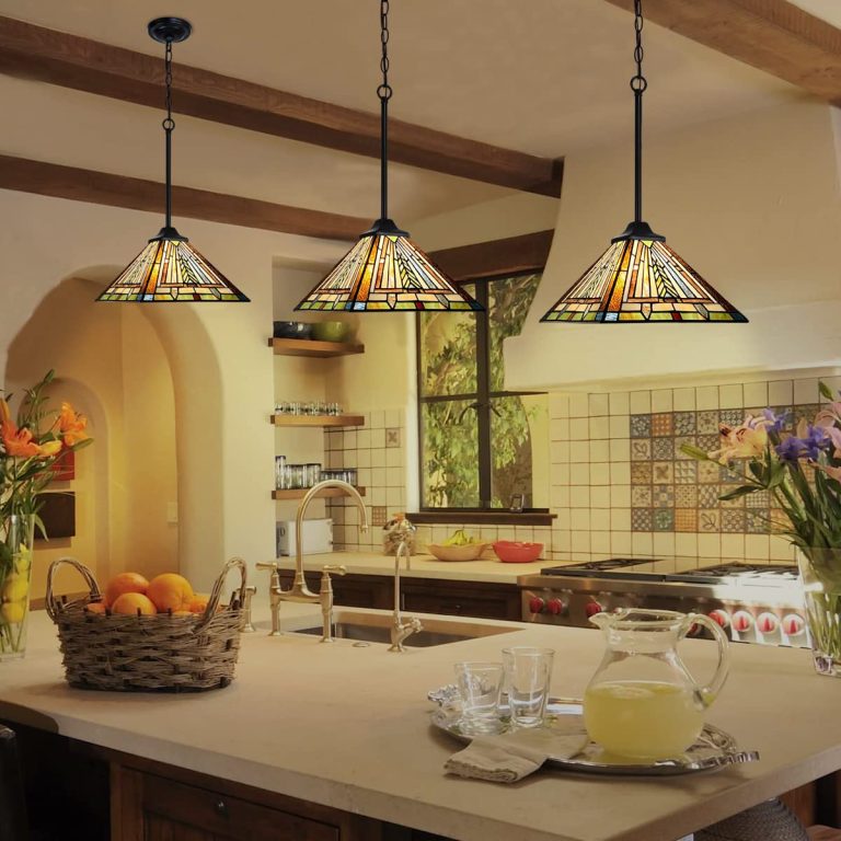 Tiffany Style Pendant Lights for Kitchen Island