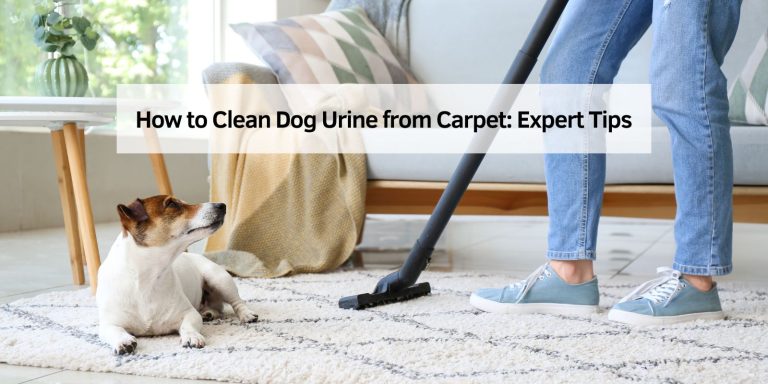 How to Clean Dog Urine from Carpet