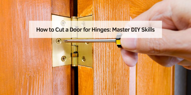 How to Cut a Door for Hinges