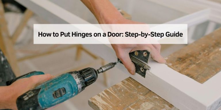 How to Put Hinges on a Door
