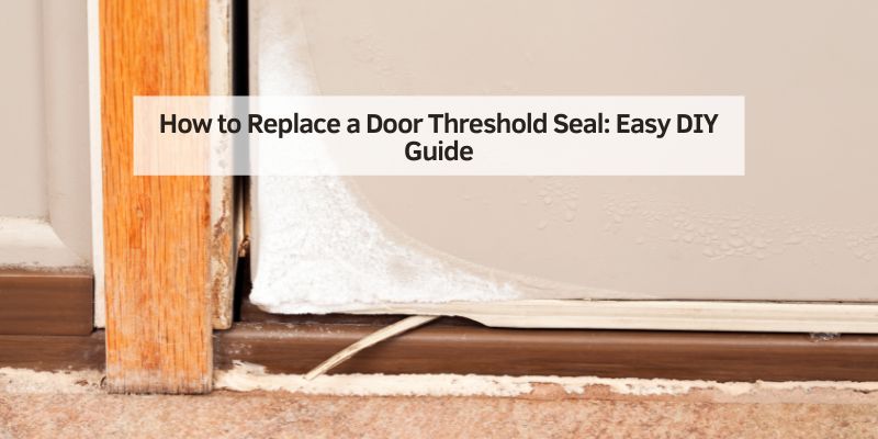 How to Replace a Door Threshold Seal