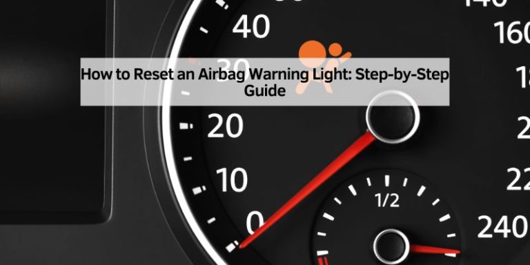How to Reset an Airbag Warning Light