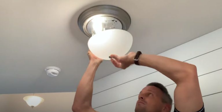 How to Change a Light Bulb in Ceiling Fixture