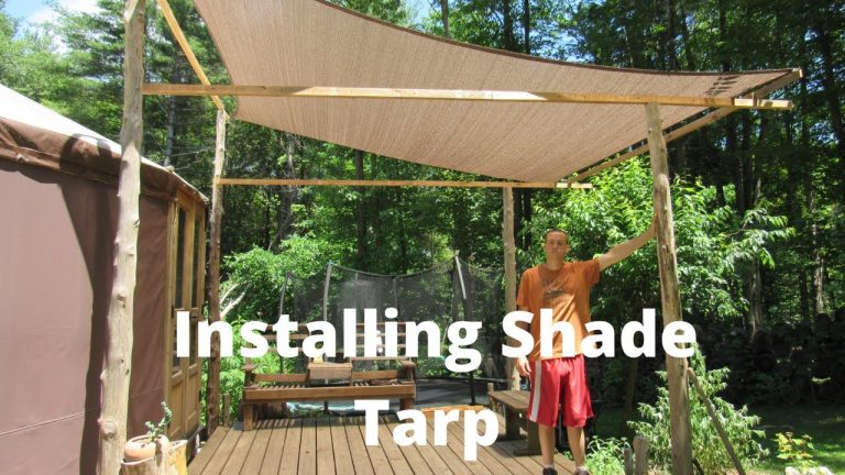 How to Hang a Tarp for Shade