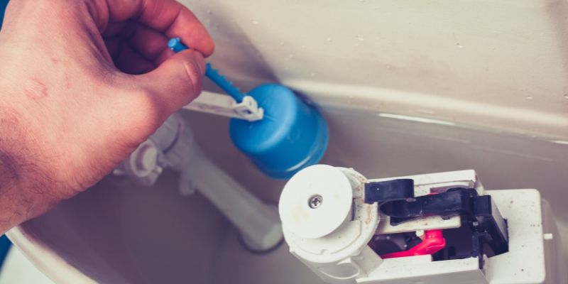 A Faulty Flapper or Flush Valve