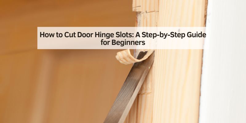 How to Cut Door Hinge Slots