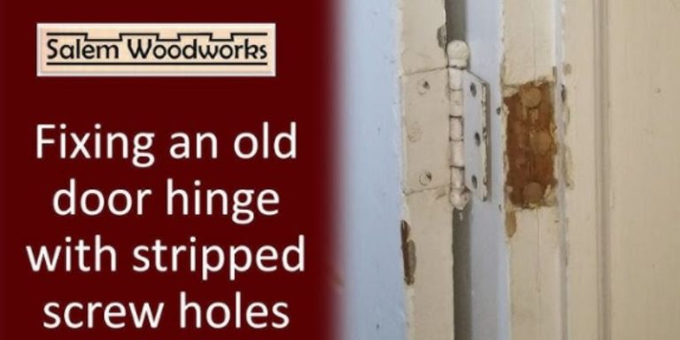 How to Fix a Door Ripped Off Hinges