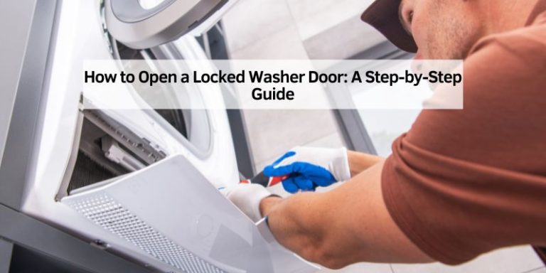 How to Open a Locked Washer Door