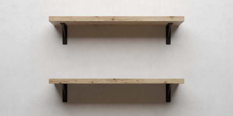 Installing Brackets for a 12-Inch Shelf