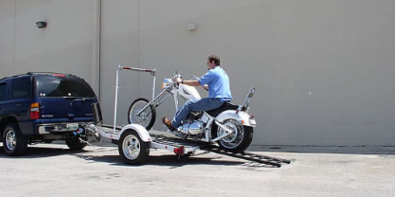 Loading Your Harley Onto the Trailer