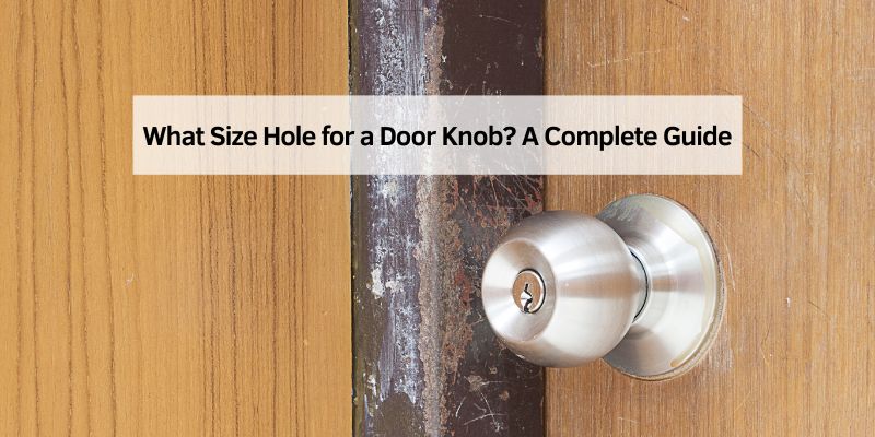 What Size Hole for a Door Knob