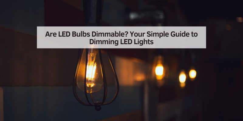 Are LED Bulbs Dimmable