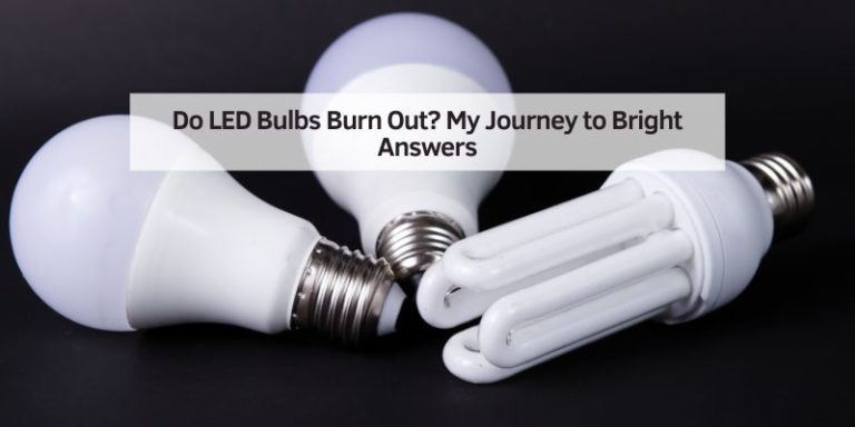 Do LED Bulbs Burn Out