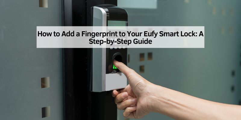 How to Add a Fingerprint to Your Eufy Smart Lock: A Step-by-Step Guide