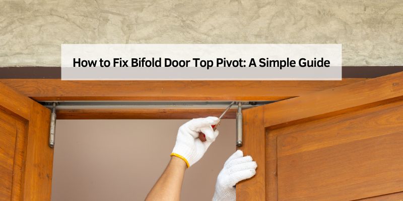 How to Fix Bifold Door Top Pivot