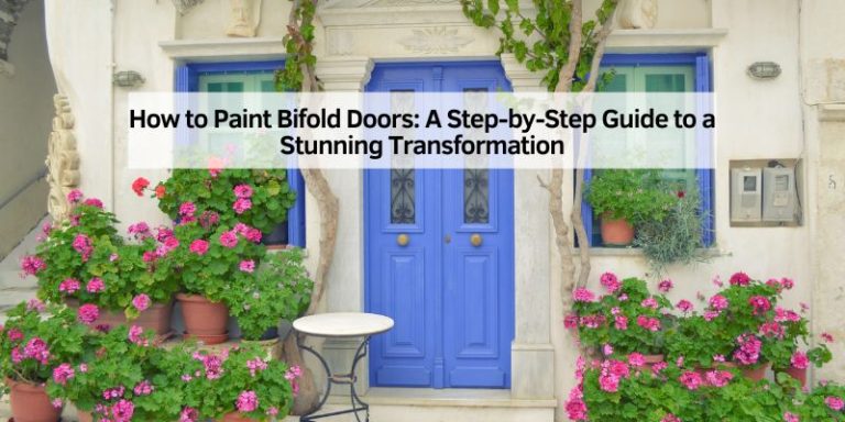 How to Paint Bifold Doors