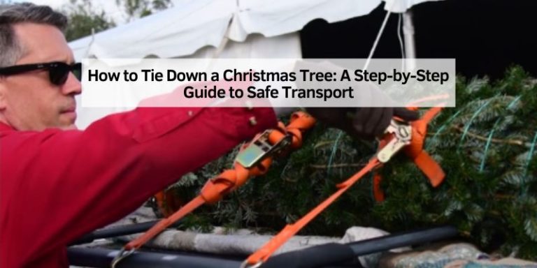 How to Tie Down a Christmas Tree