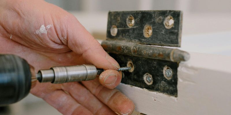 Replacing a Door Hinge