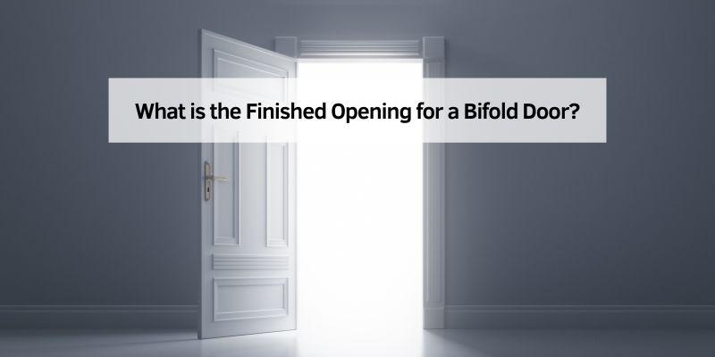 What is the Finished Opening for a Bifold Door
