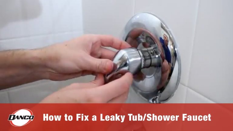 How to Fix a Leaky Shower Faucet