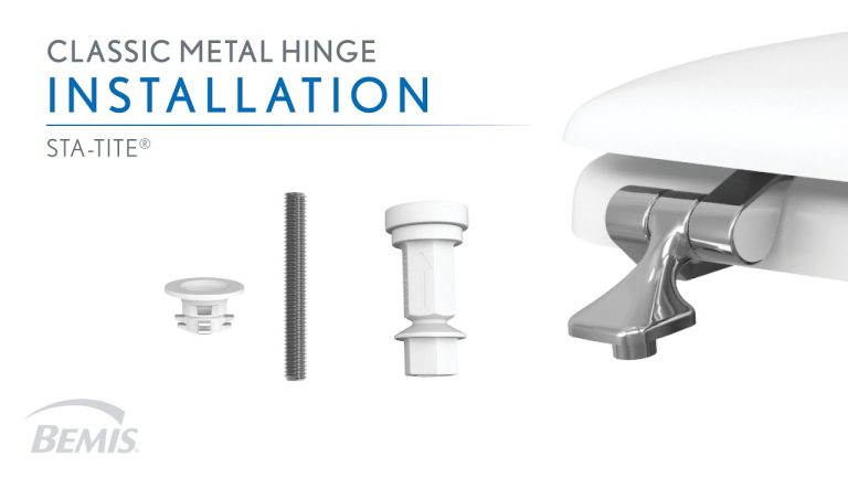 How to Remove Bemis Toilet Seat With Metal Hinges