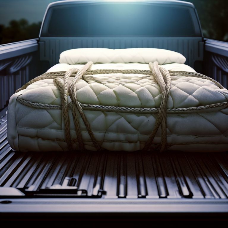 How to Tie down Mattress in Truck Bed