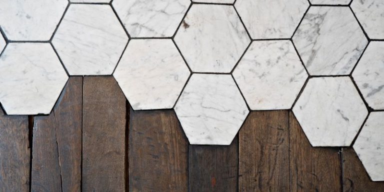 Threshold between Wood And Tile