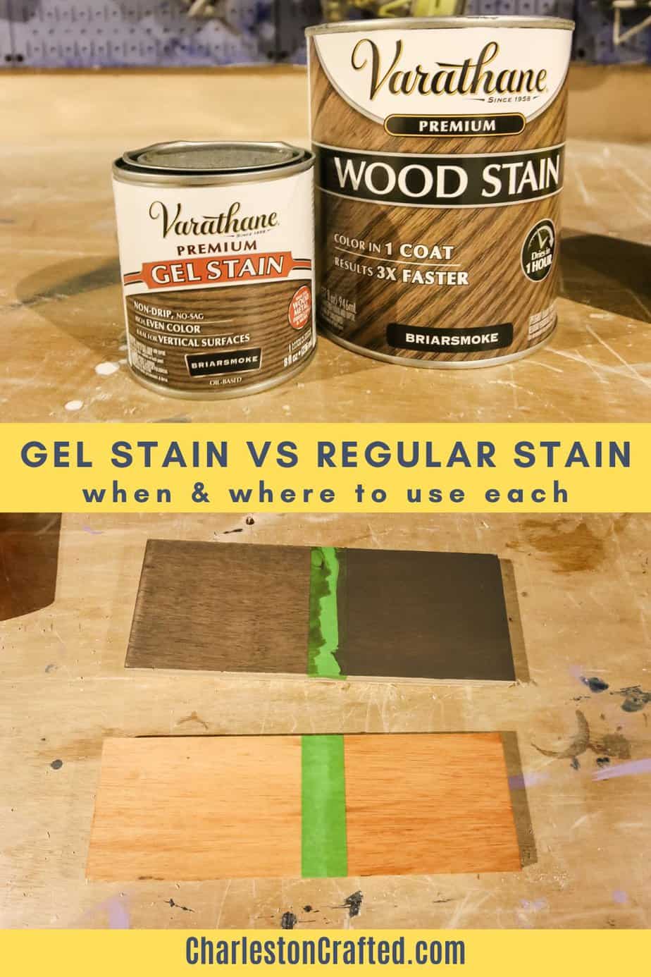 Gel Stain Vs Regular Stain