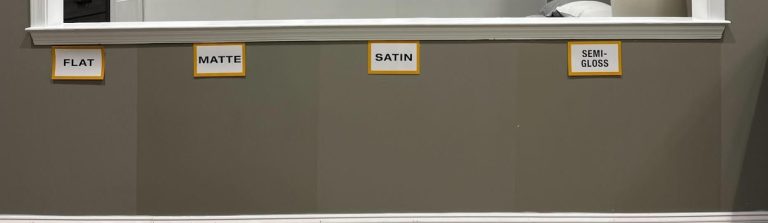 Satin Versus Matte Finish