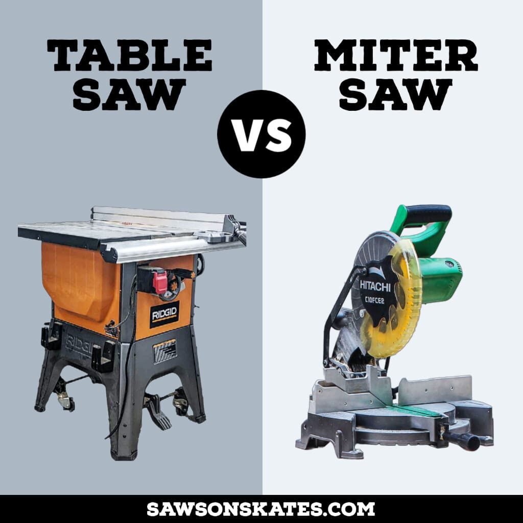 Table Saw Vs Miter Saw