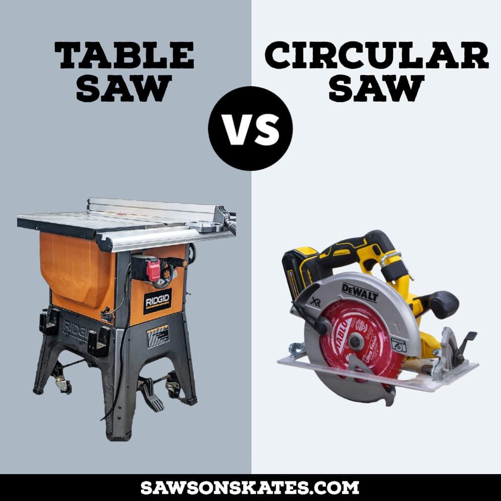 Table Saw Vs Skill Saw