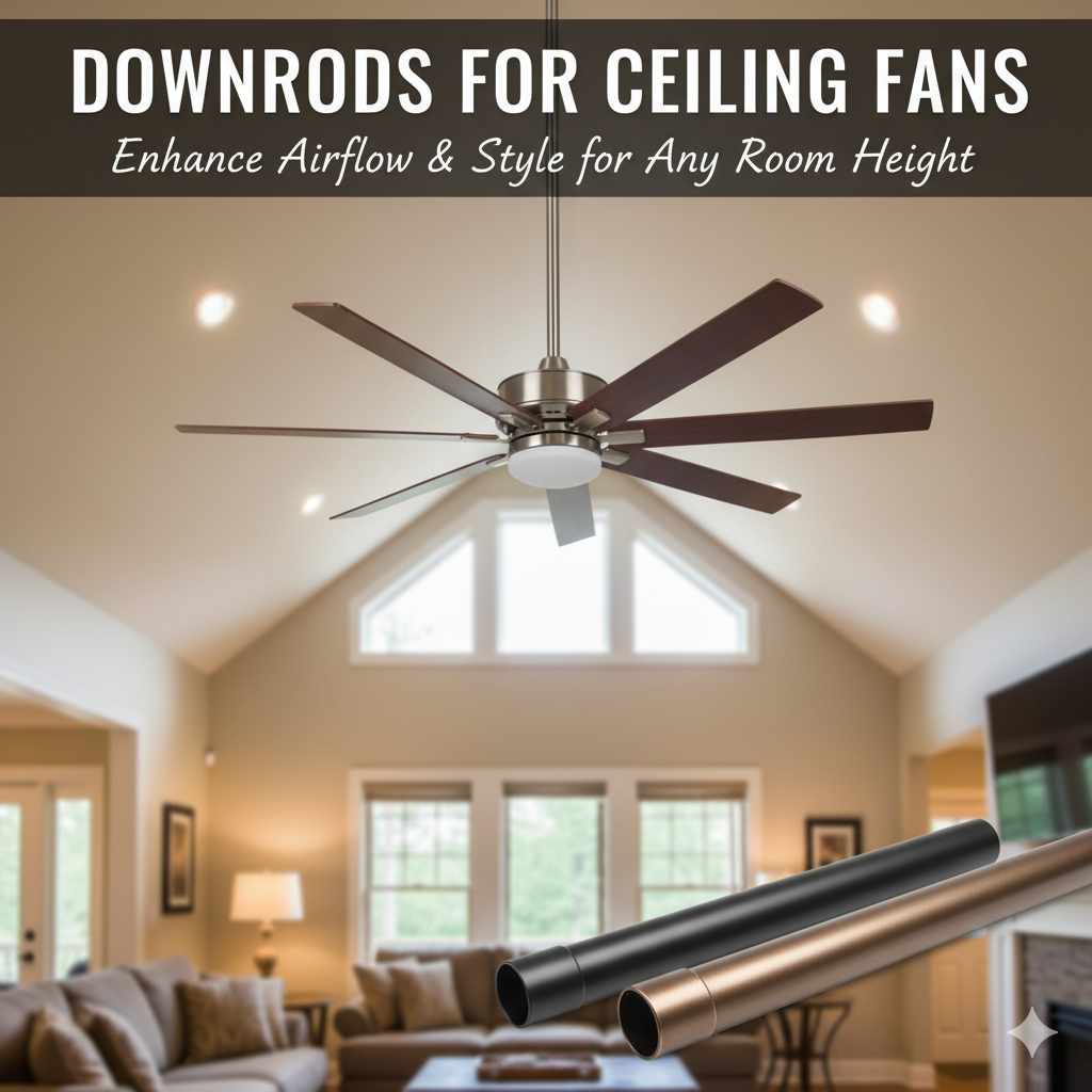 Downrods For Ceiling Fans