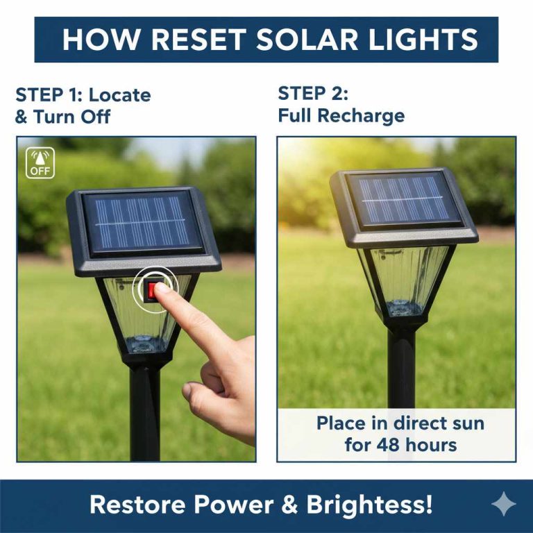 How To Reset Solar Lights