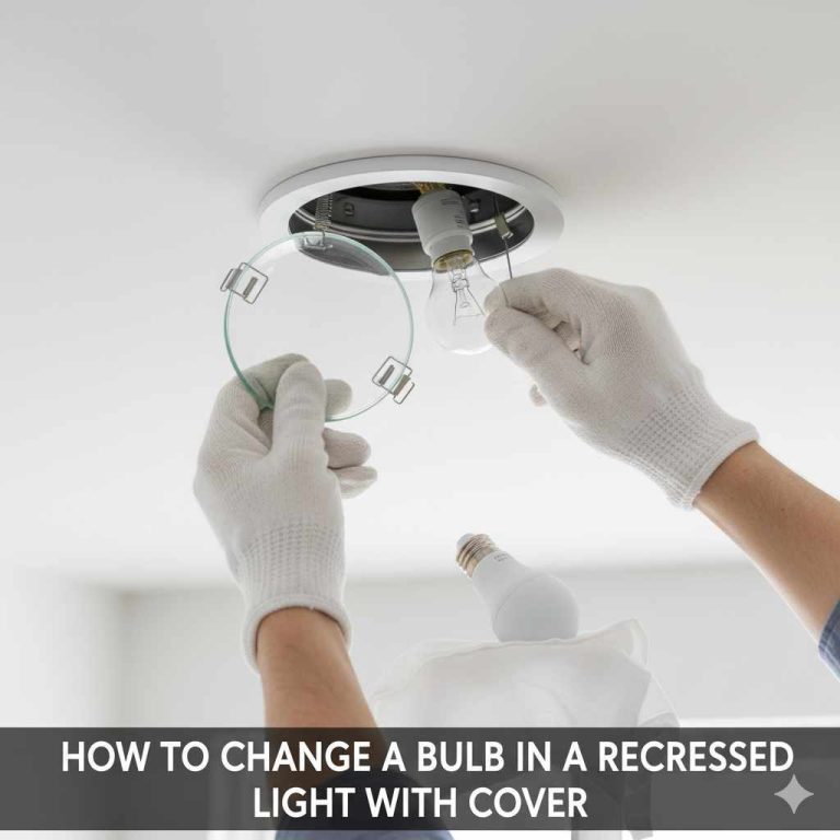 How to Change Bulb in Recessed Light with Cover