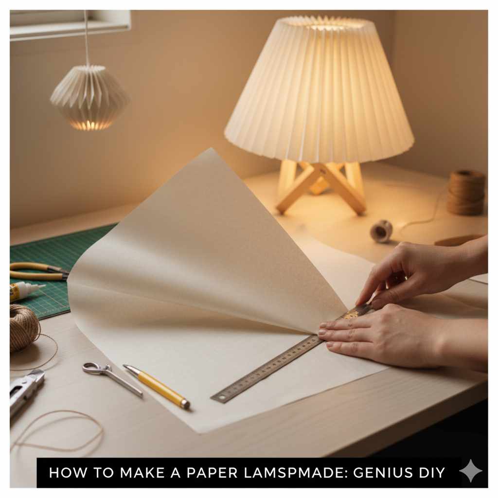 How to Make a Paper Lampshade