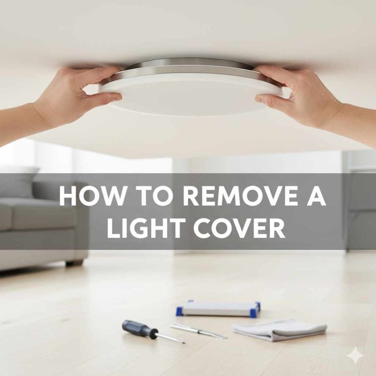 How to Remove Light Cover
