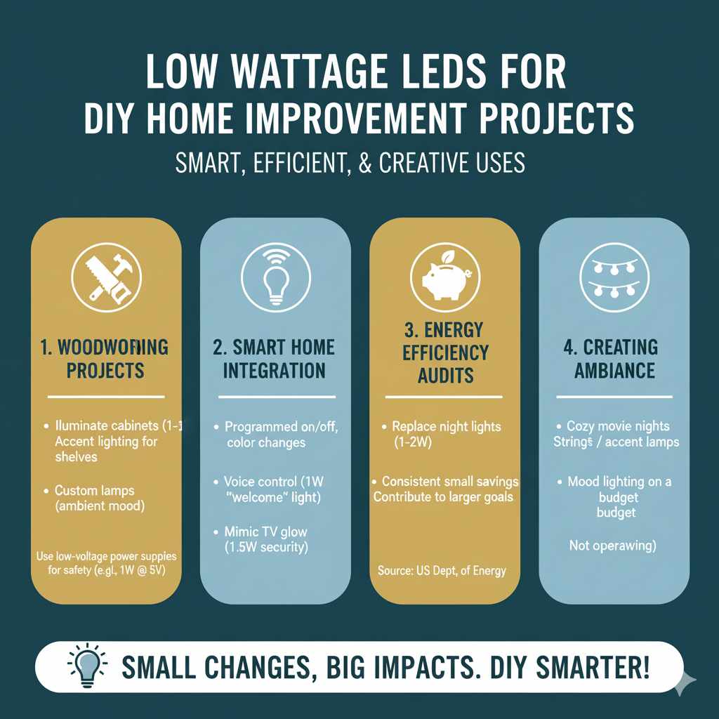 Low Wattage LEDs for Specific Home Improvement Projects