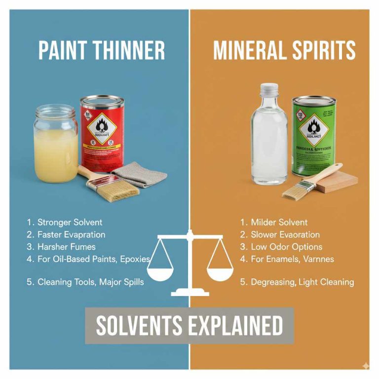 Paint Thinner Vs Mineral Spirits