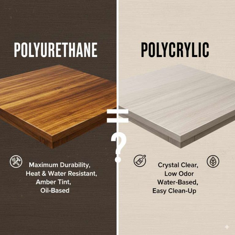 Polyurethane Vs Polycrylic for Dining Table