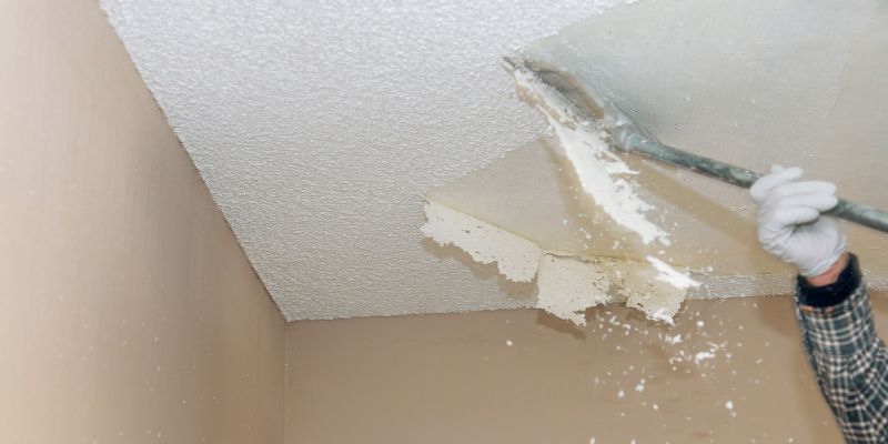 Proven Way to Remove Painted Popcorn Ceilings