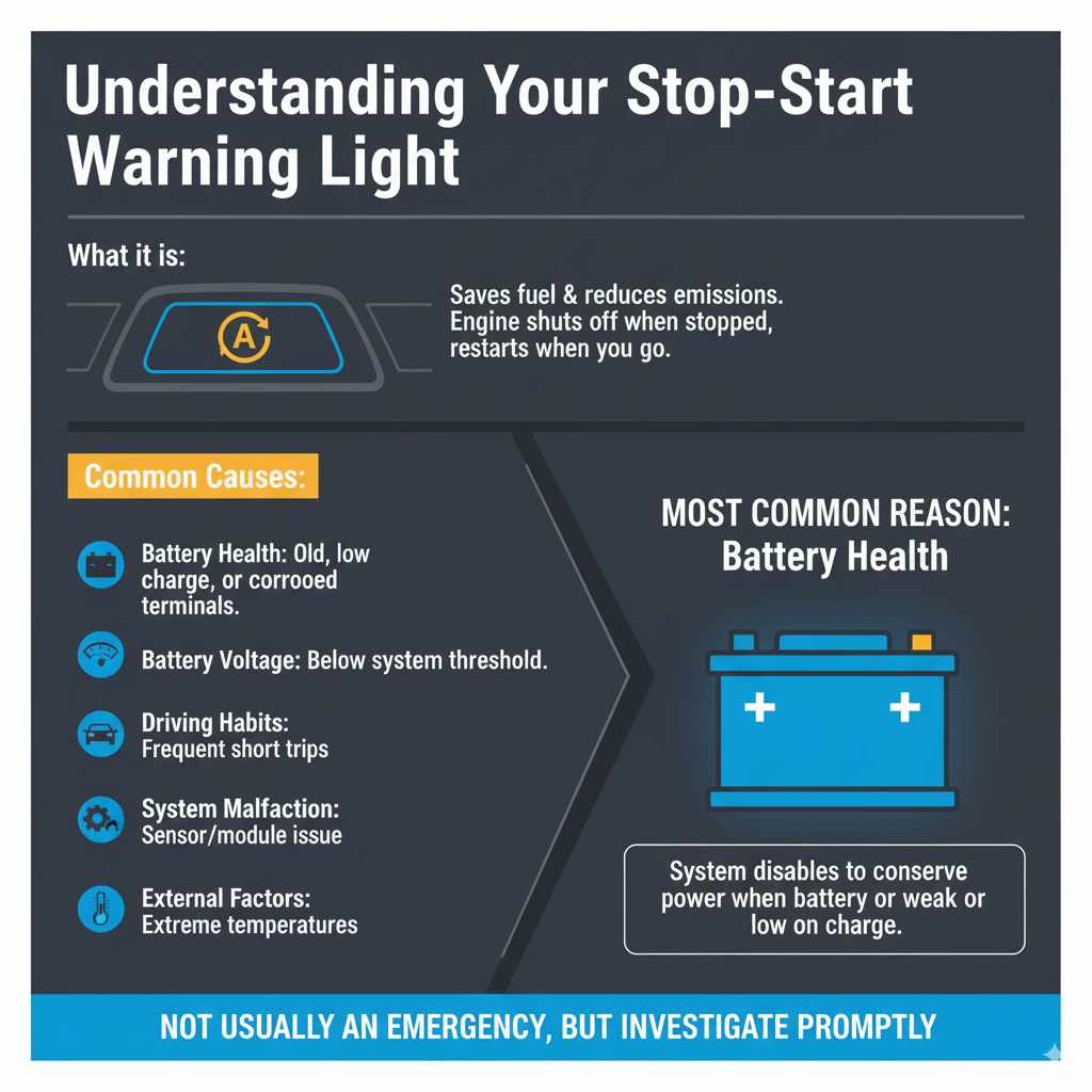Understanding Your Stop-Start Warning Light
