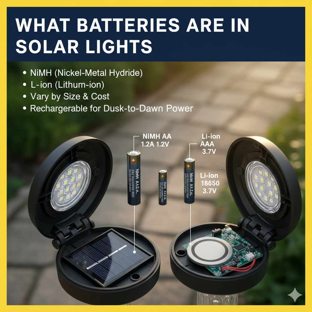 What Batteries Are In Solar Lights