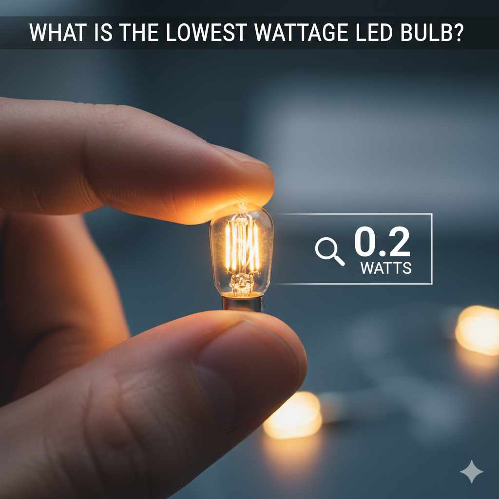 What Is The Lowest Wattage LED Bulb