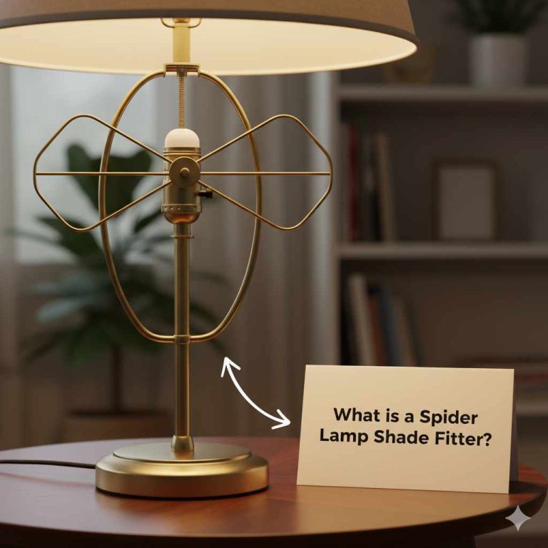 What is a Spider Lamp Shade Fitter