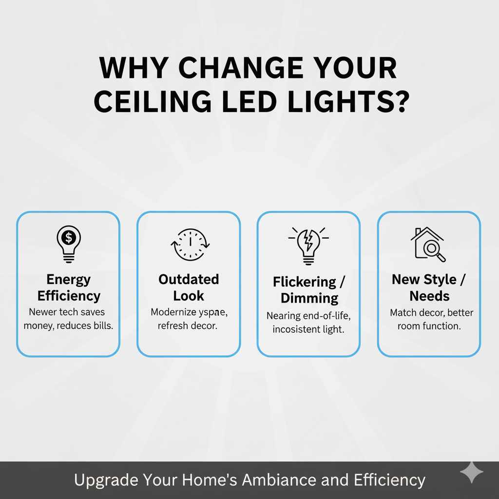 Why Change Your Ceiling LED Lights?