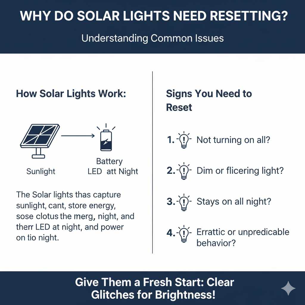 Why Do Solar Lights Need Resetting?
