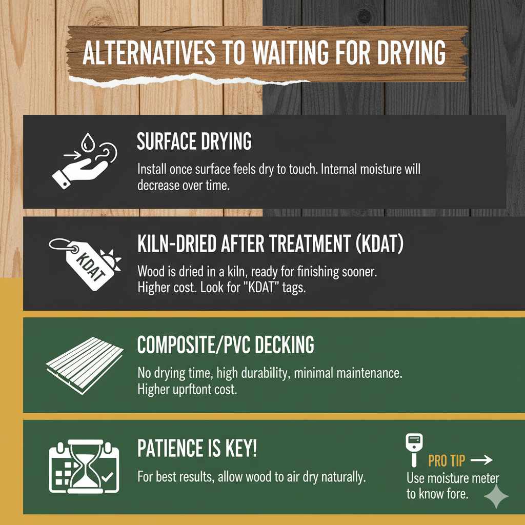 Alternatives to Waiting for Drying