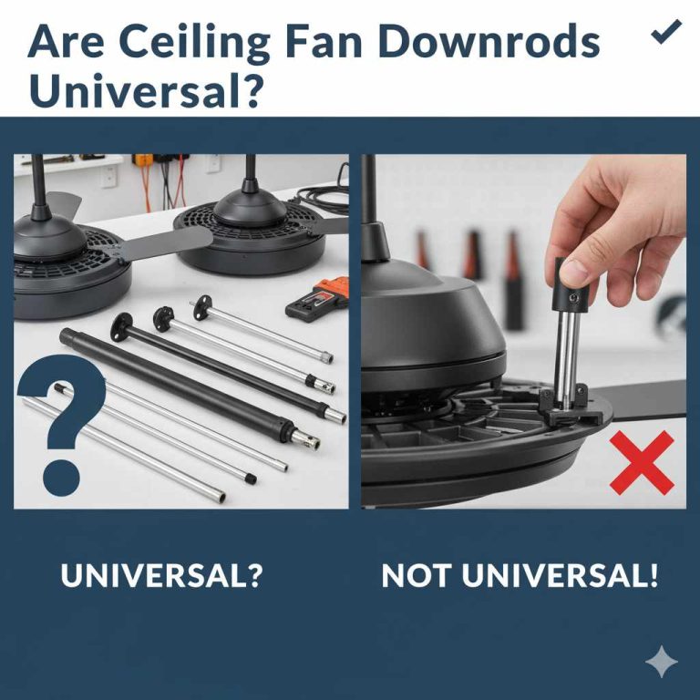 Are Ceiling Fan Downrods Universal?