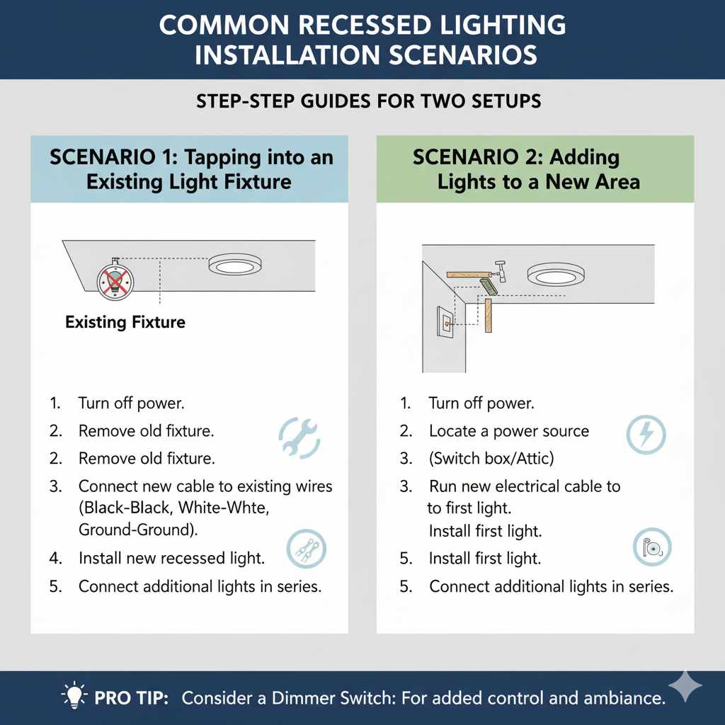 Common Recessed Lighting Installation Scenarios