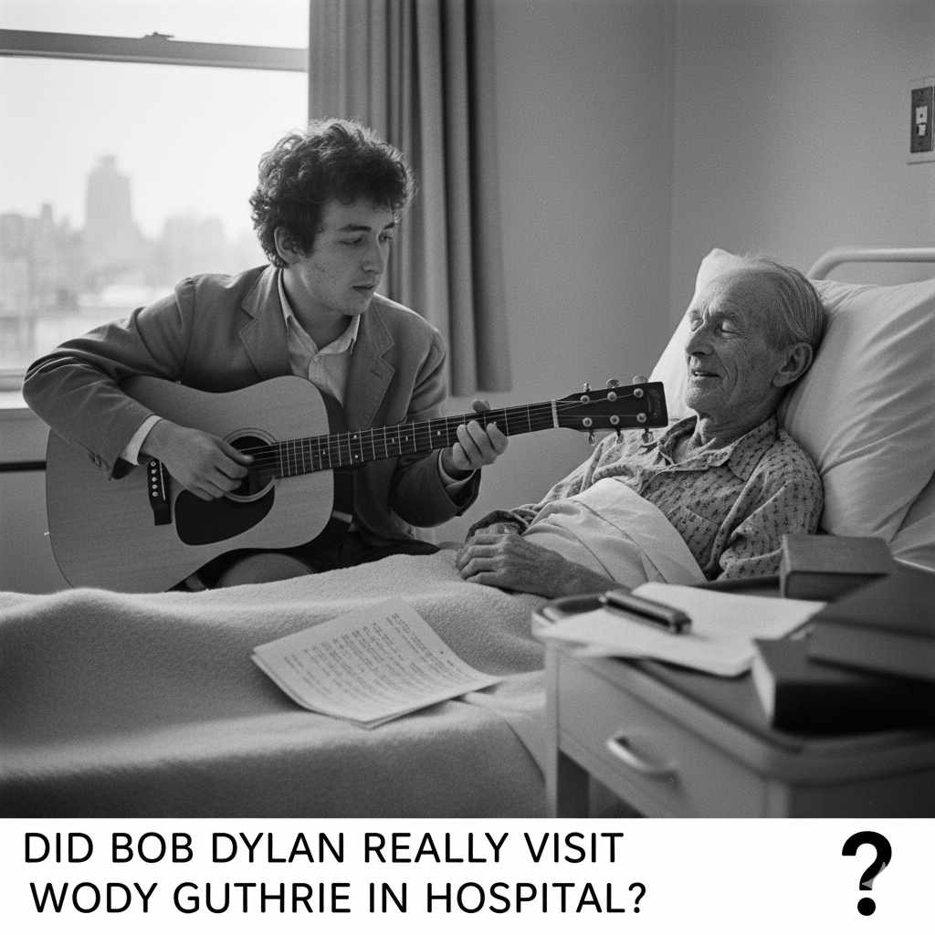 Did Bob Dylan Really Visit Woody Guthrie in Hospital